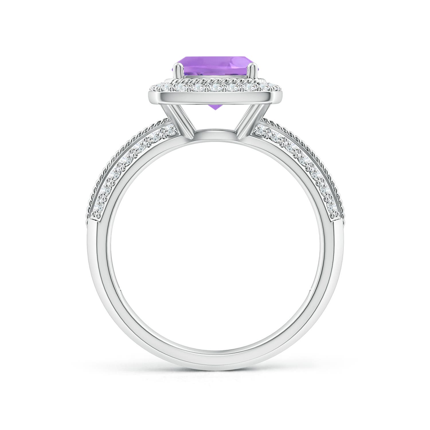 A - Amethyst / 1.87 CT / 14 KT White Gold