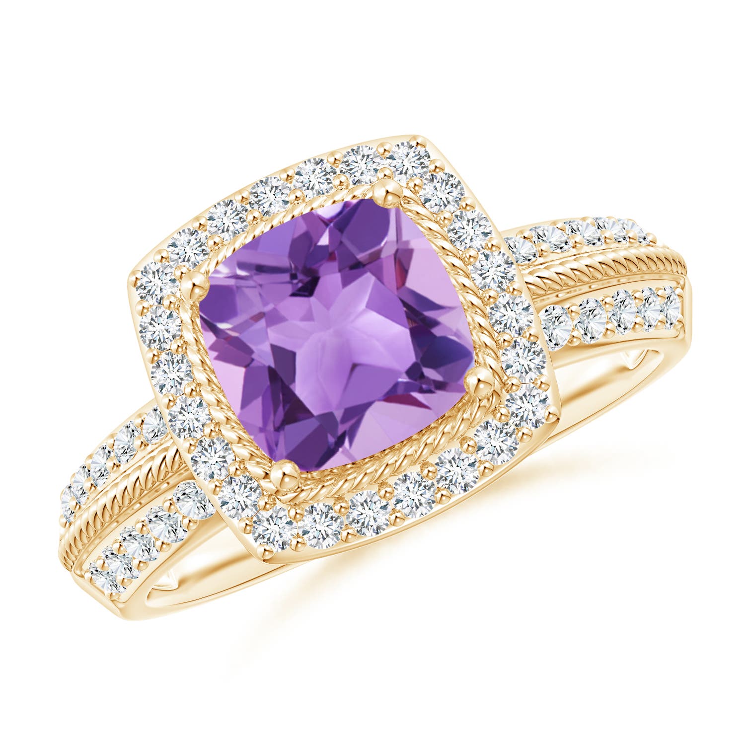 A - Amethyst / 1.87 CT / 14 KT Yellow Gold