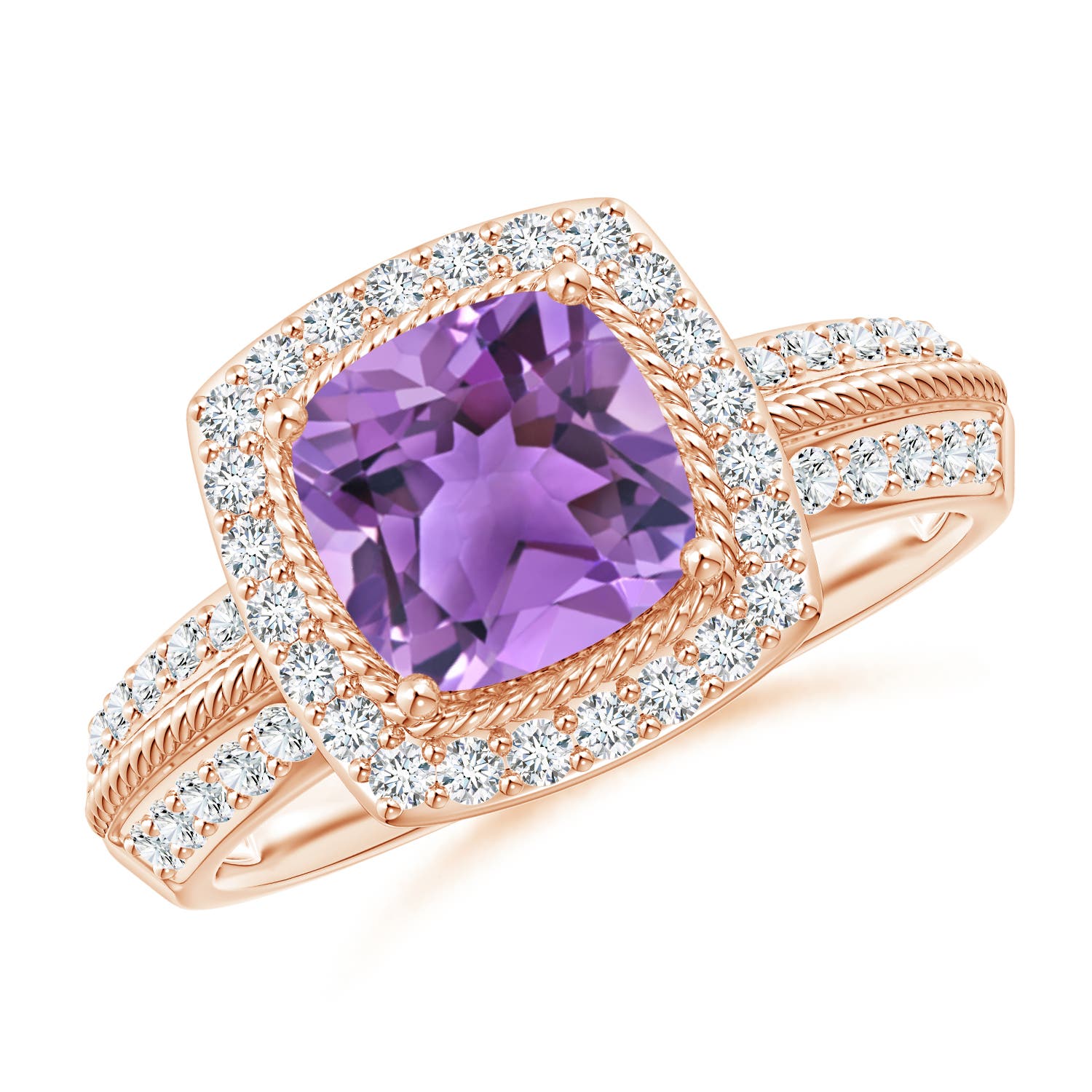 AA - Amethyst / 1.87 CT / 14 KT Rose Gold