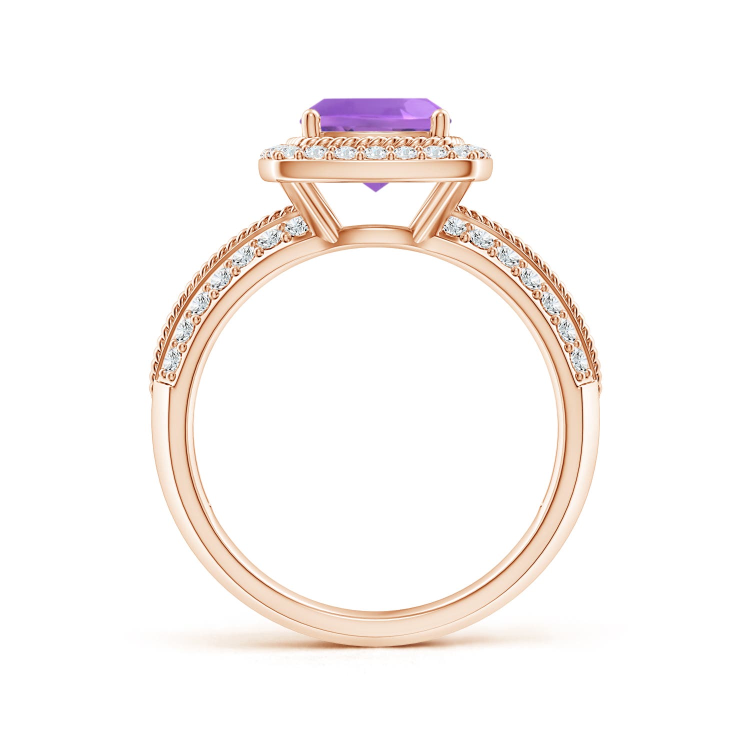 AA - Amethyst / 1.87 CT / 14 KT Rose Gold