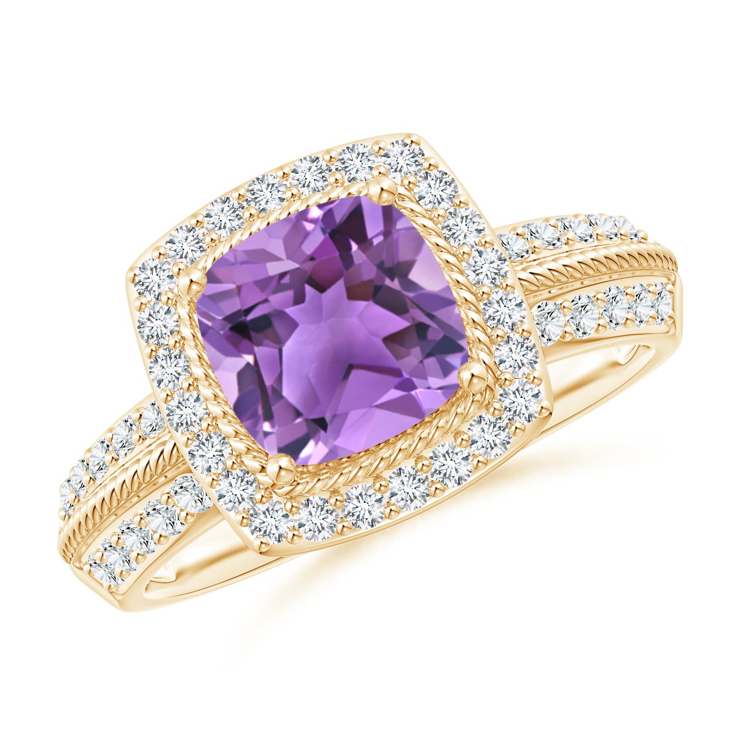 AA - Amethyst / 1.87 CT / 14 KT Yellow Gold