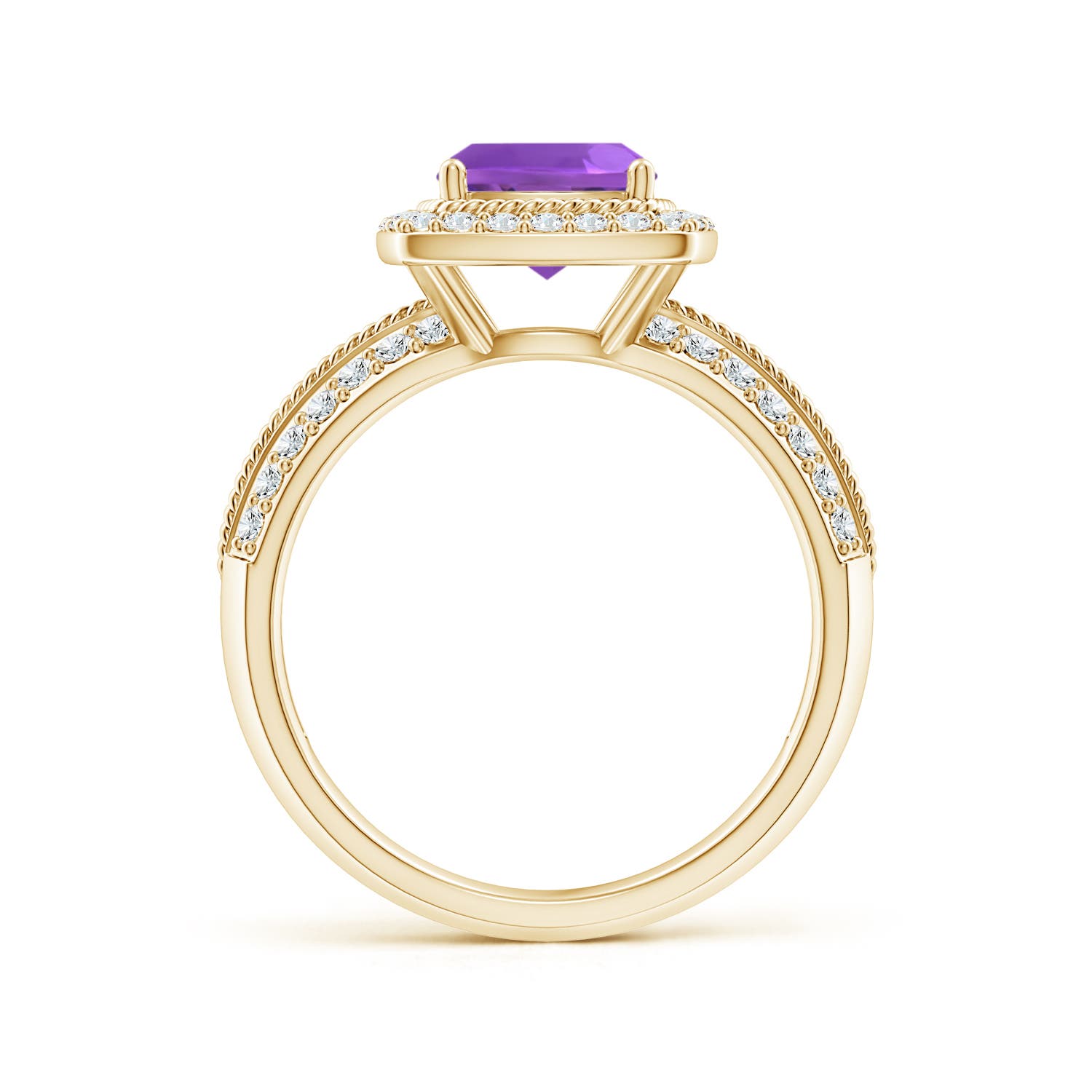 AAA - Amethyst / 1.87 CT / 14 KT Yellow Gold