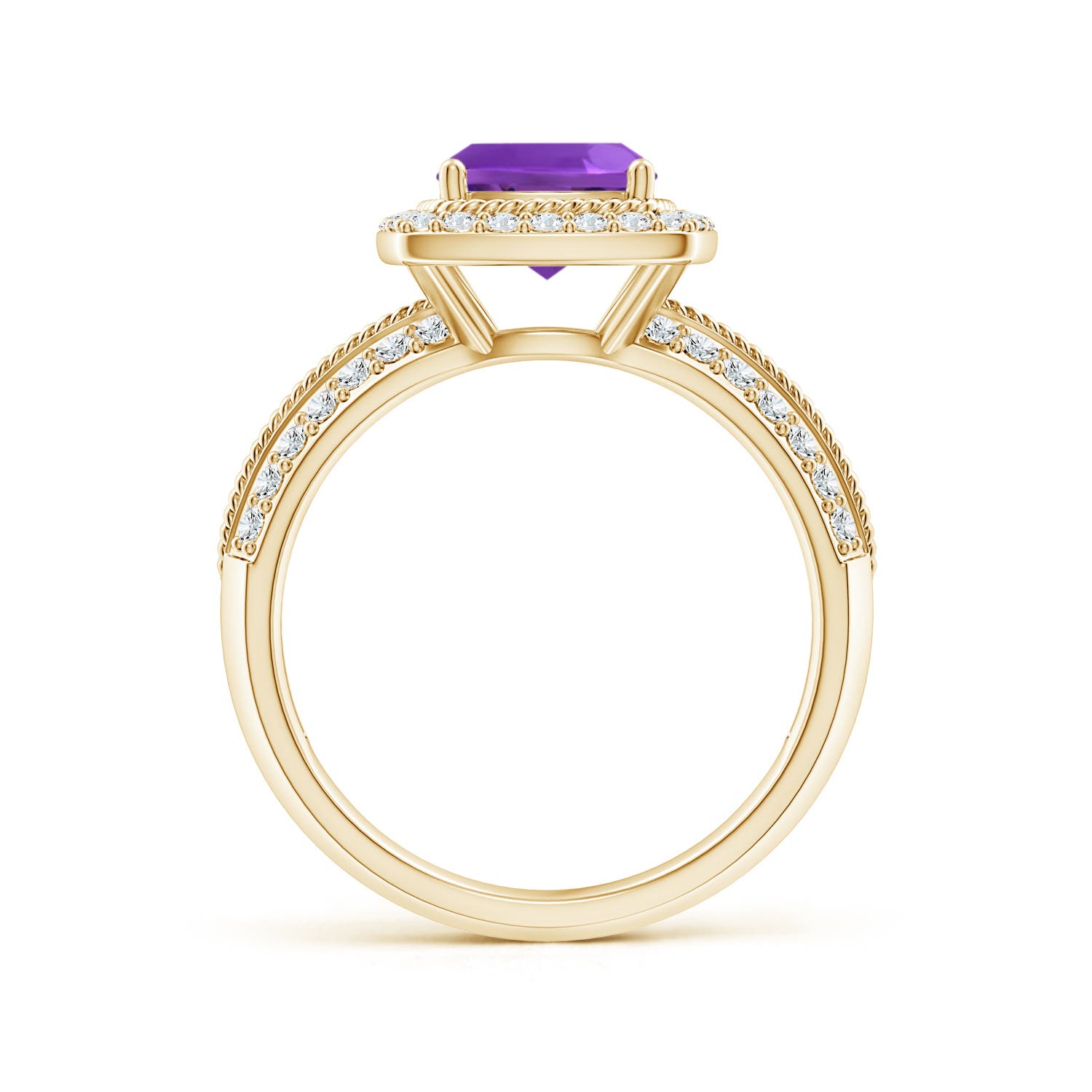 AAAA - Amethyst / 1.87 CT / 14 KT Yellow Gold