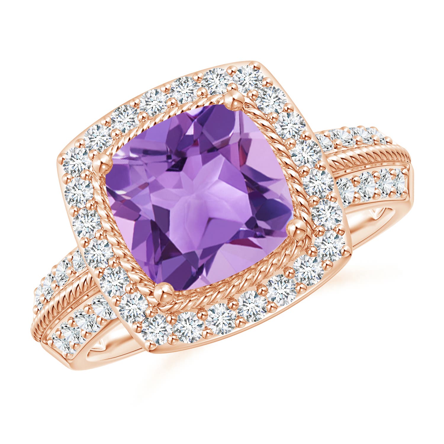 A - Amethyst / 2.87 CT / 14 KT Rose Gold