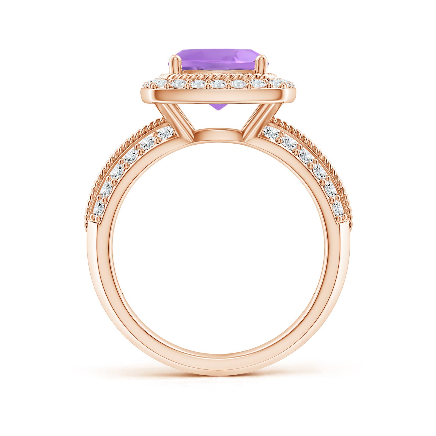 A - Amethyst / 2.87 CT / 14 KT Rose Gold