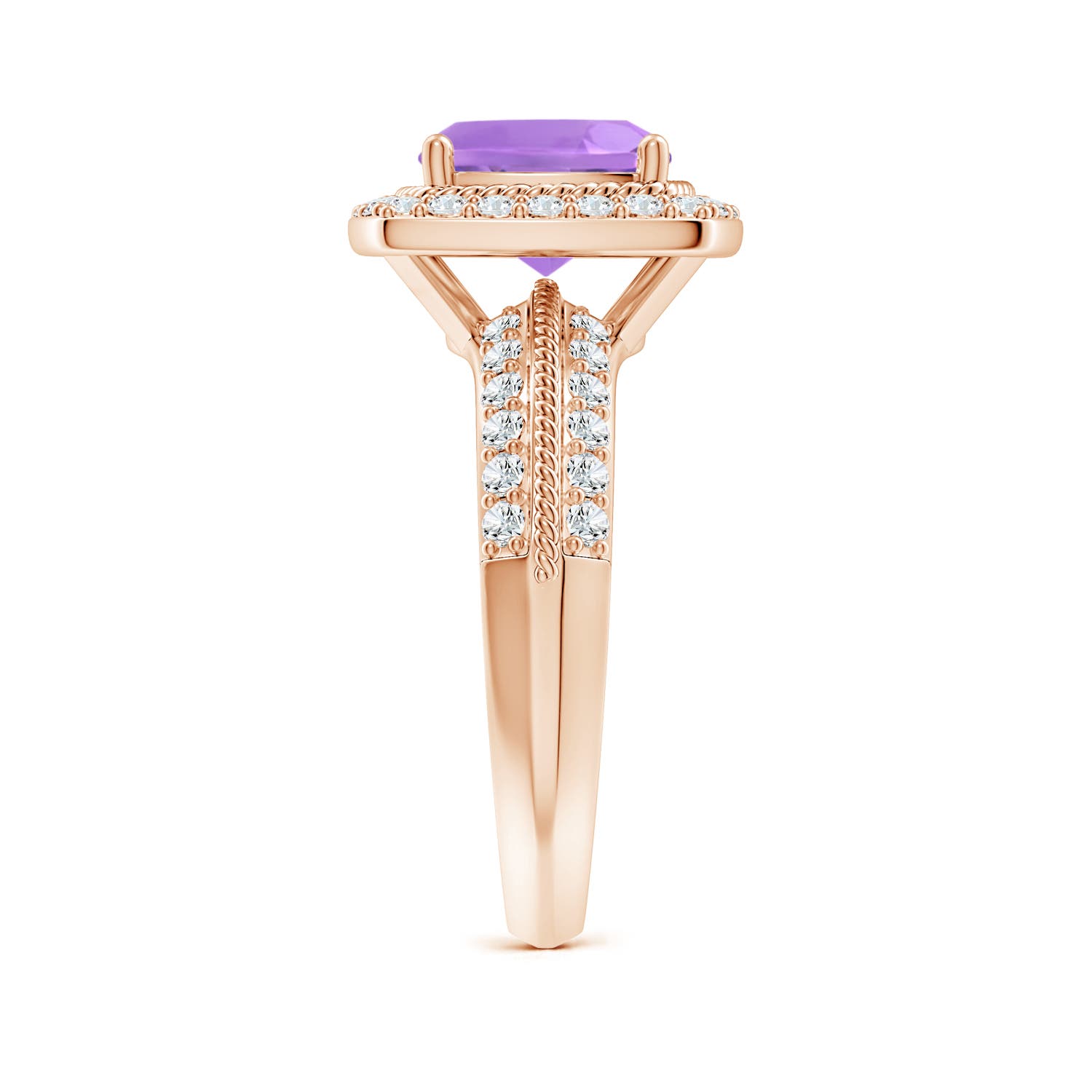 A - Amethyst / 2.87 CT / 14 KT Rose Gold