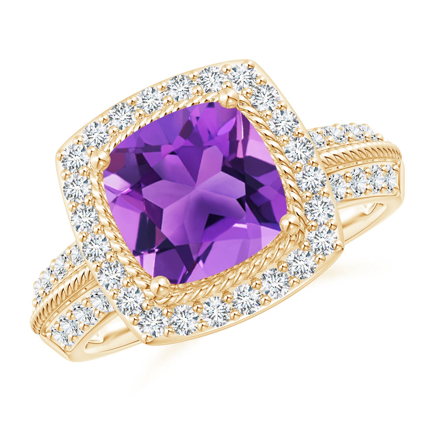 AAA - Amethyst / 2.87 CT / 14 KT Yellow Gold