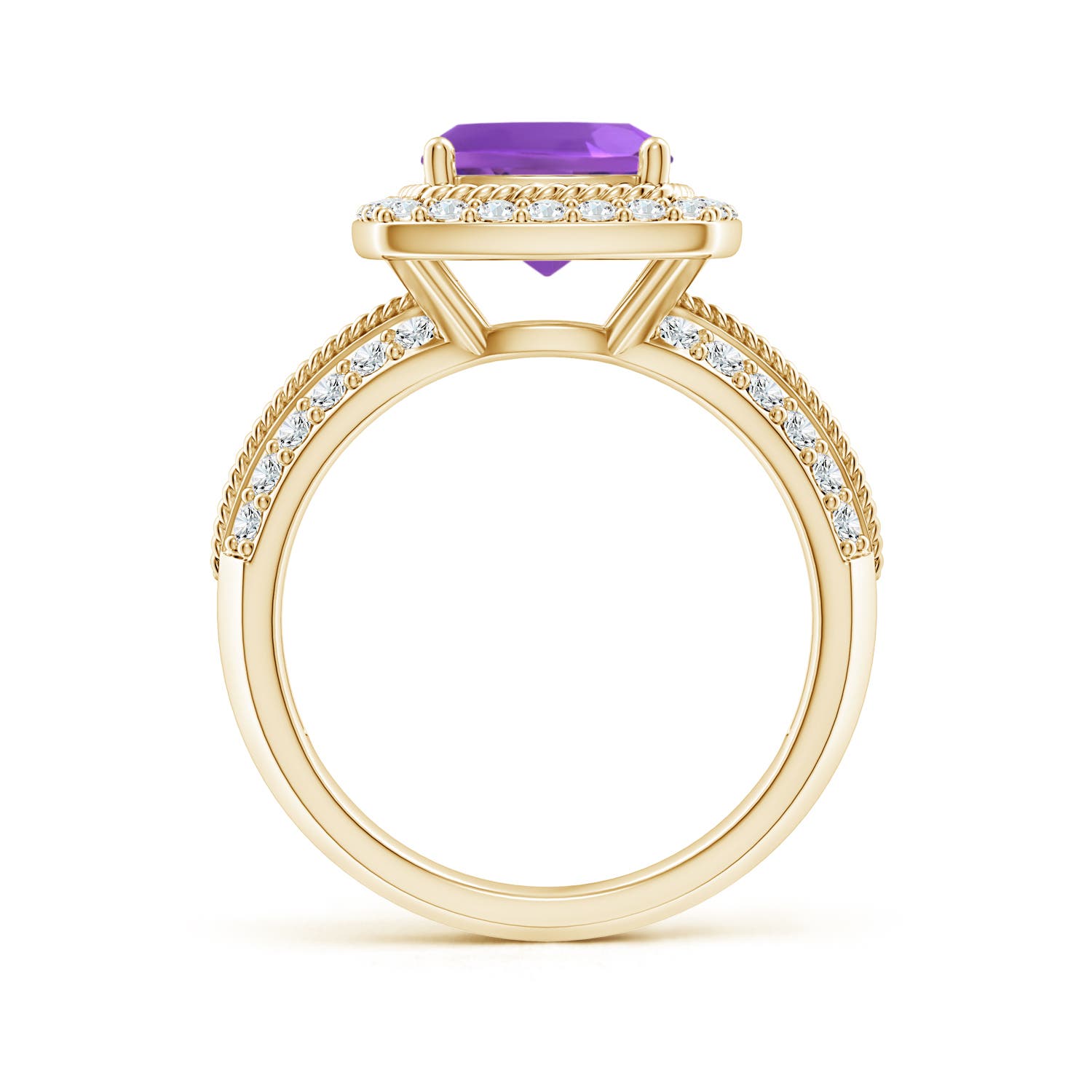 AAA - Amethyst / 2.87 CT / 14 KT Yellow Gold