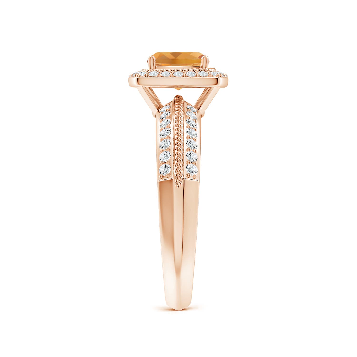 A - Citrine / 1.32 CT / 14 KT Rose Gold