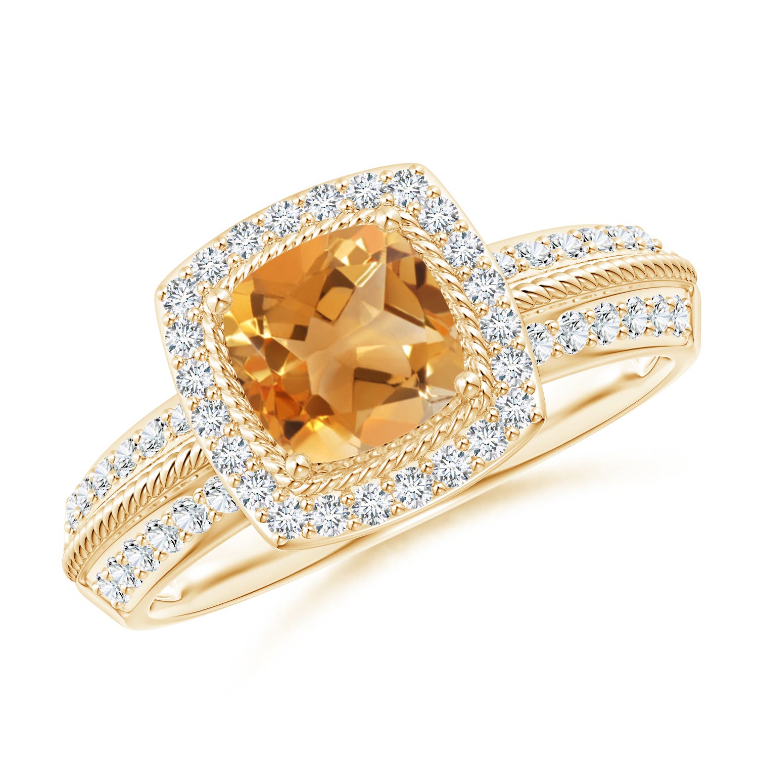 A - Citrine / 1.32 CT / 14 KT Yellow Gold