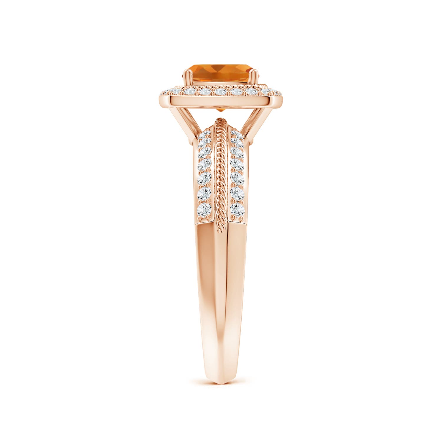 AAA - Citrine / 1.32 CT / 14 KT Rose Gold