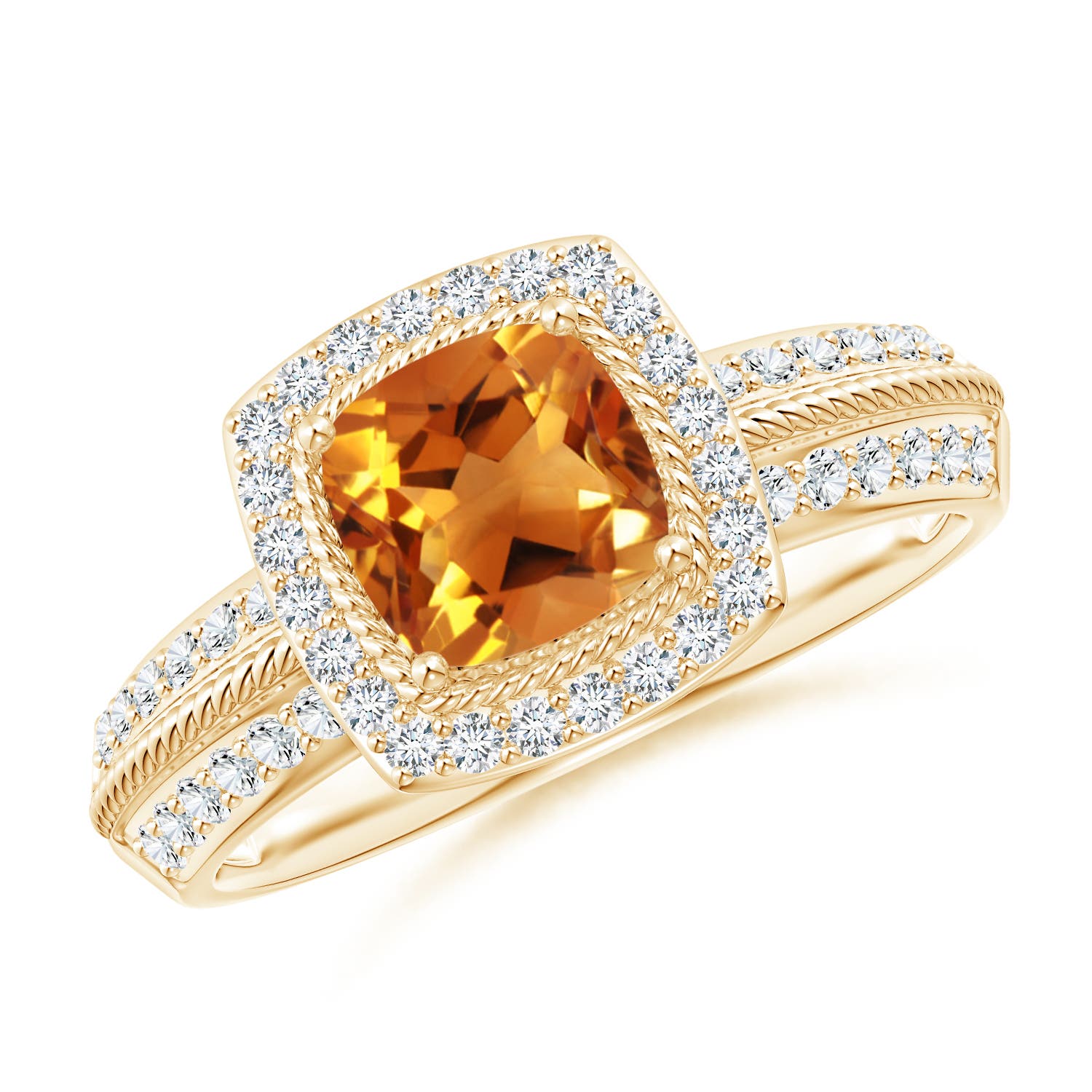 AAA - Citrine / 1.32 CT / 14 KT Yellow Gold