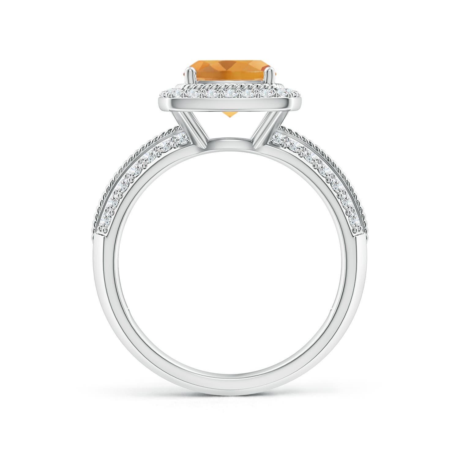 A - Citrine / 1.92 CT / 14 KT White Gold