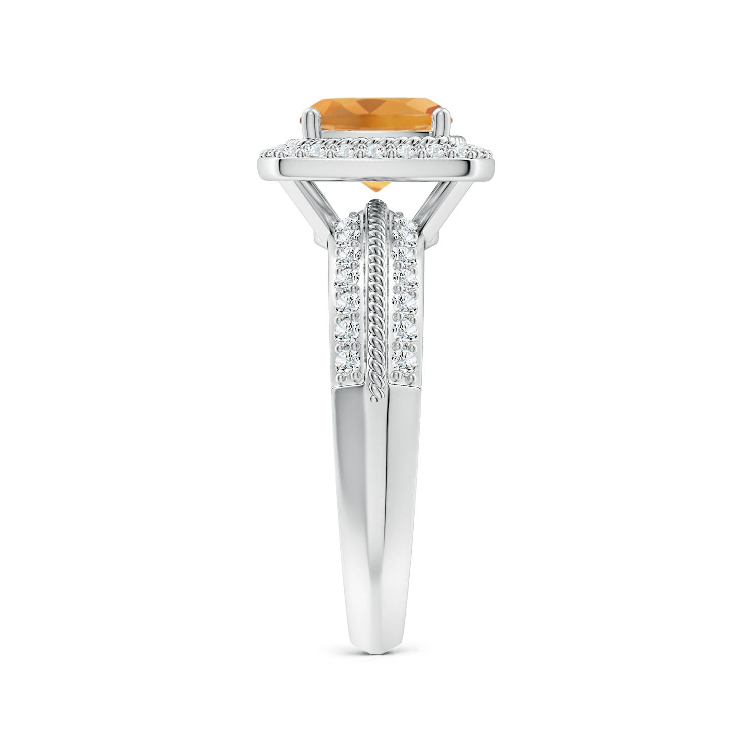 A - Citrine / 1.92 CT / 14 KT White Gold