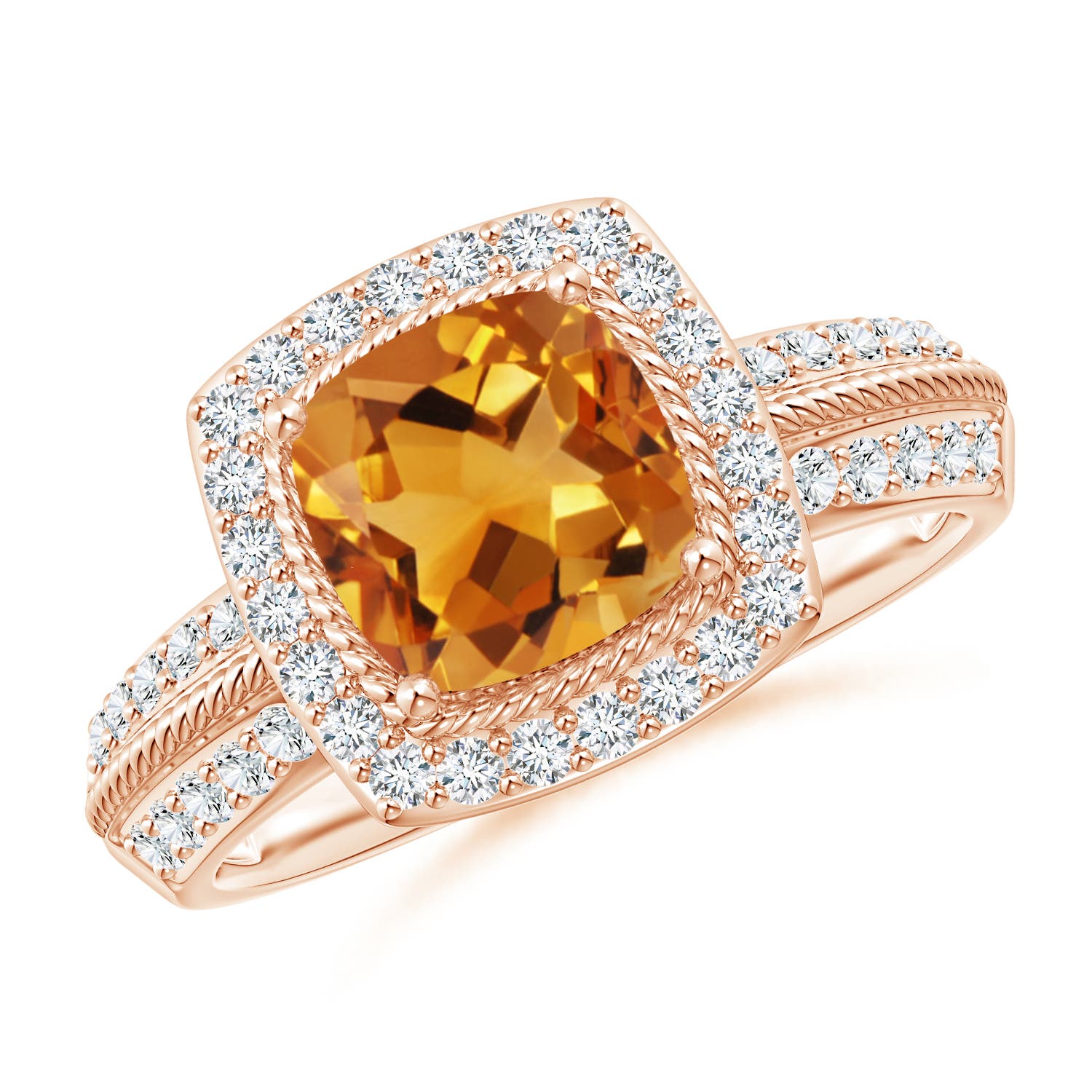 AA - Citrine / 1.92 CT / 14 KT Rose Gold