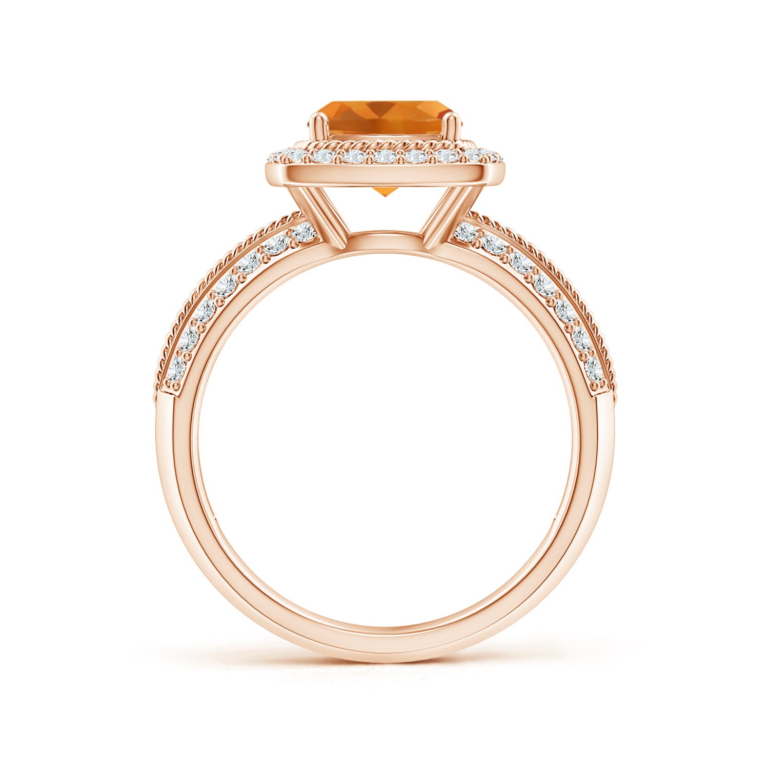 AAA - Citrine / 1.92 CT / 14 KT Rose Gold