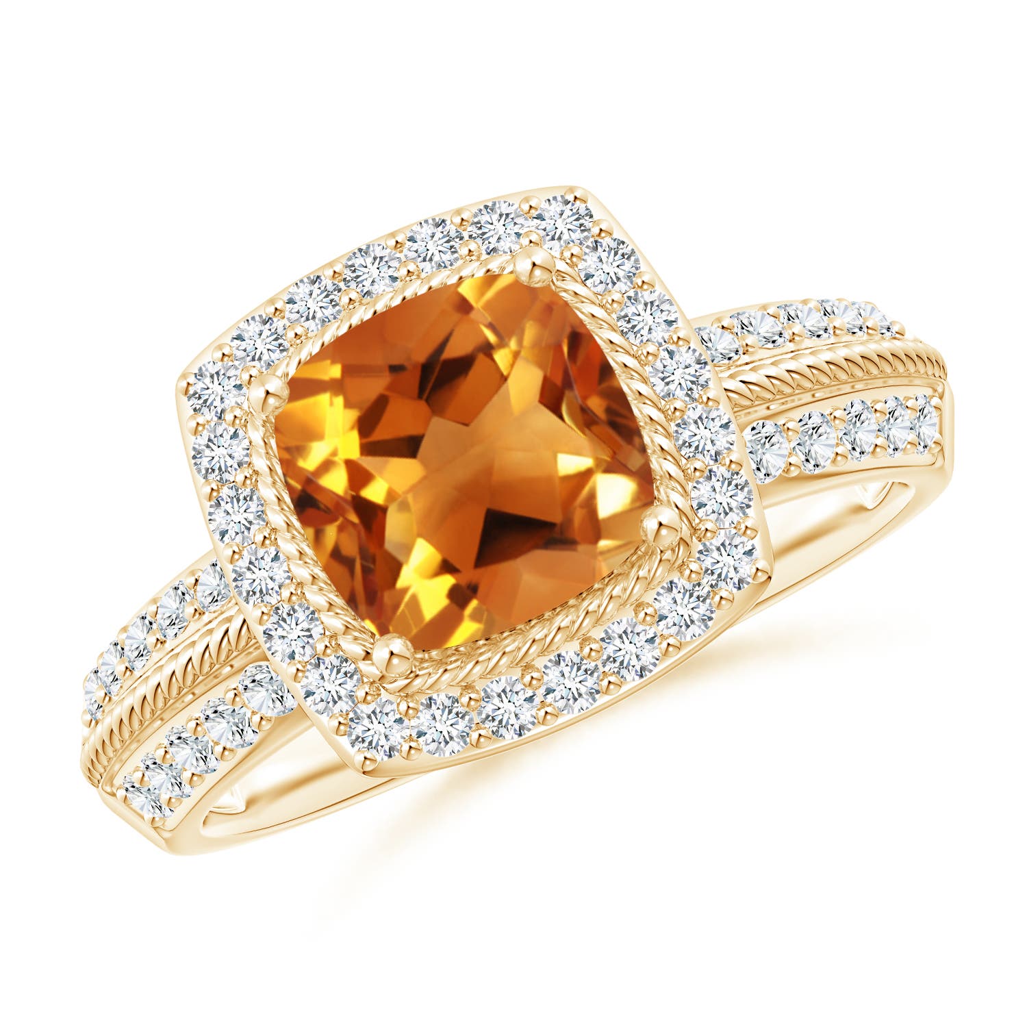 AAA - Citrine / 1.92 CT / 14 KT Yellow Gold