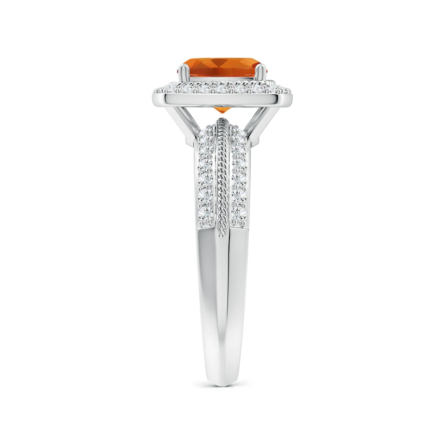 AAAA - Citrine / 1.92 CT / 14 KT White Gold