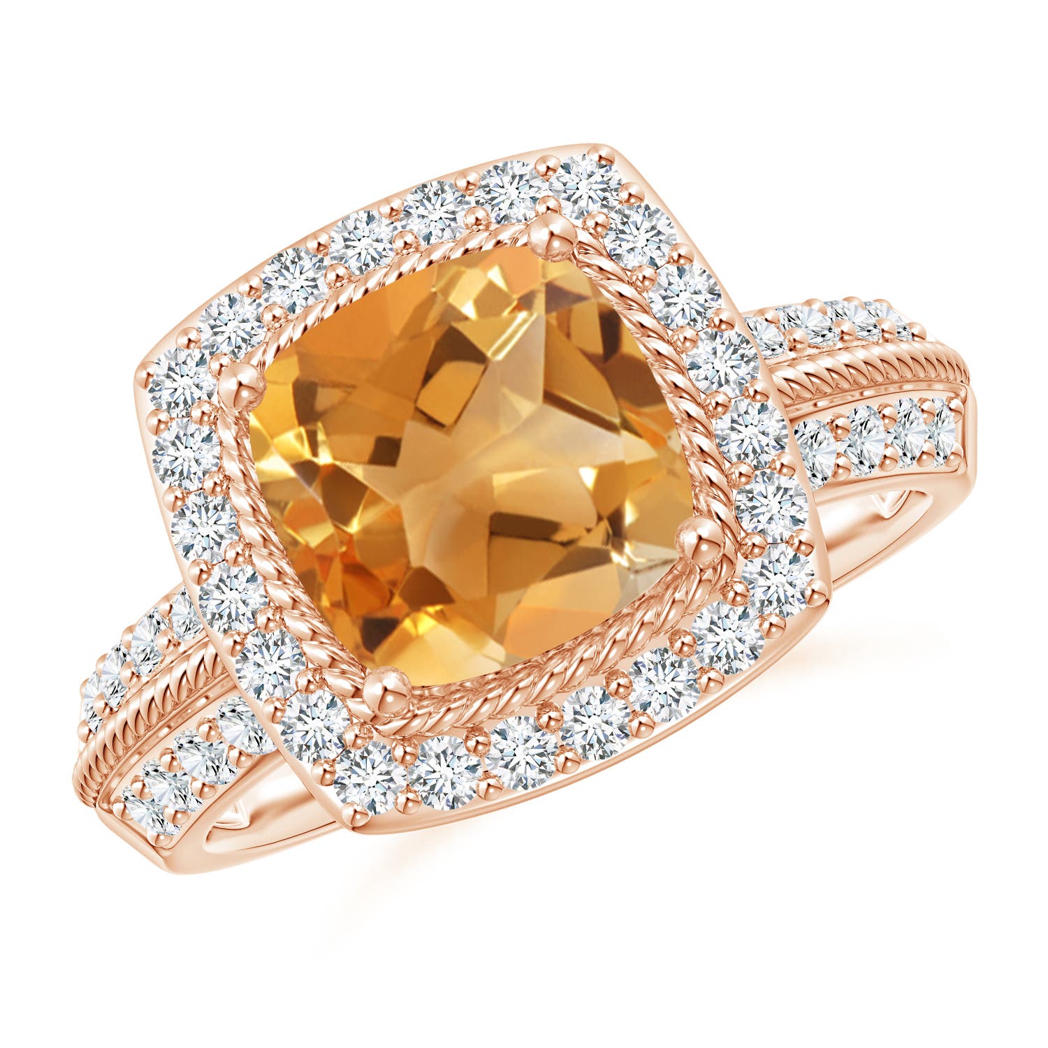 A - Citrine / 2.57 CT / 14 KT Rose Gold