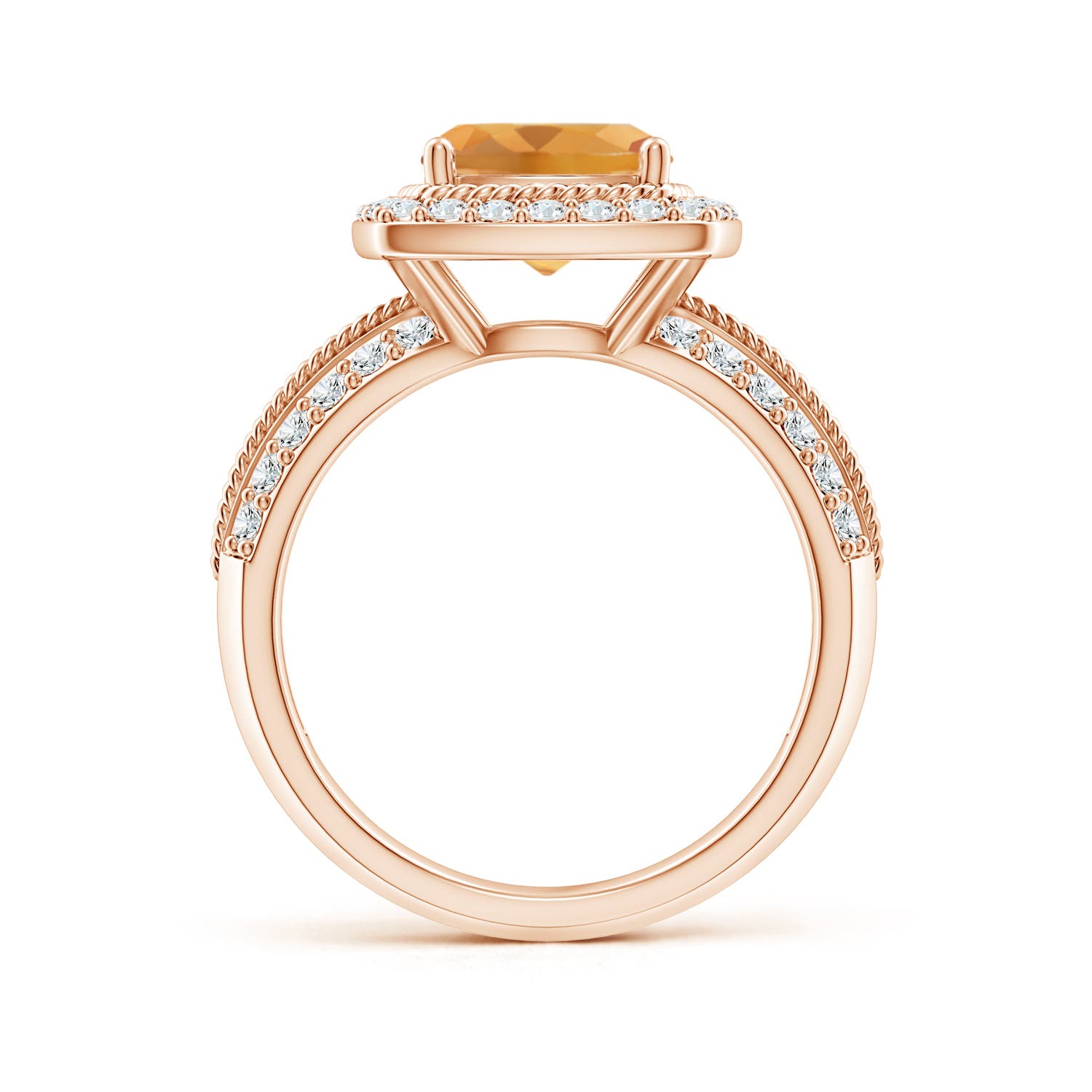 A - Citrine / 2.57 CT / 14 KT Rose Gold