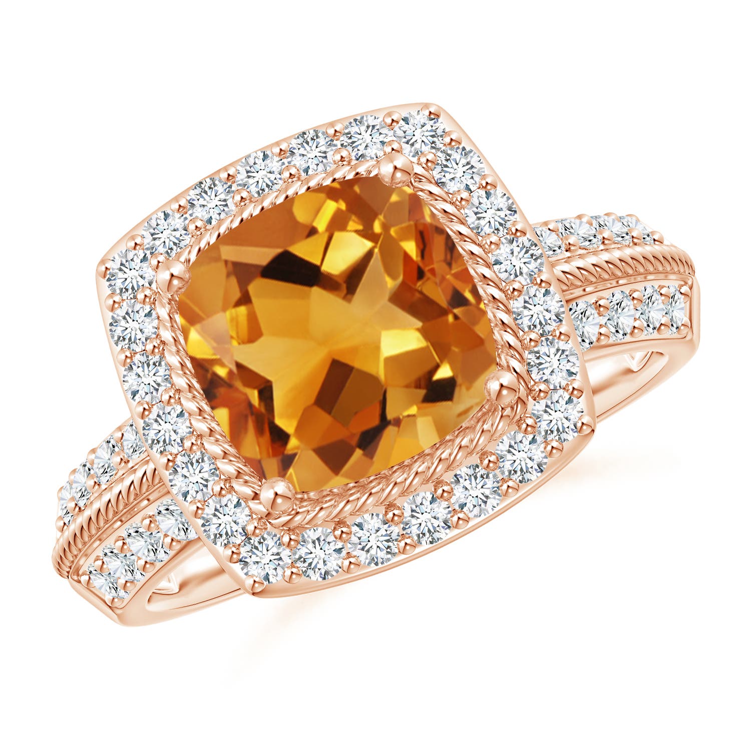 AA - Citrine / 2.57 CT / 14 KT Rose Gold