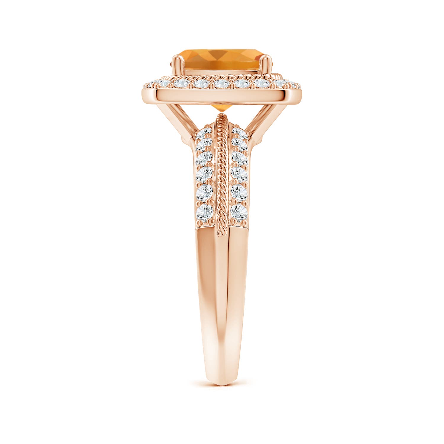 AA - Citrine / 2.57 CT / 14 KT Rose Gold