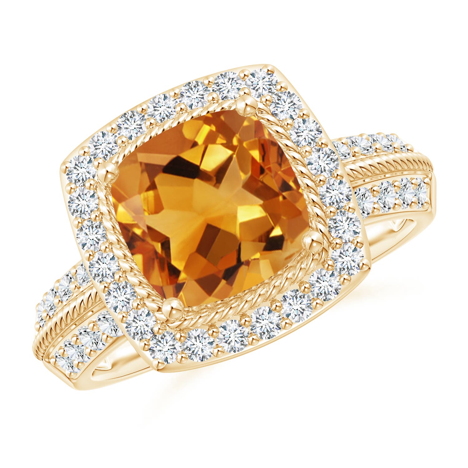 AA - Citrine / 2.57 CT / 14 KT Yellow Gold