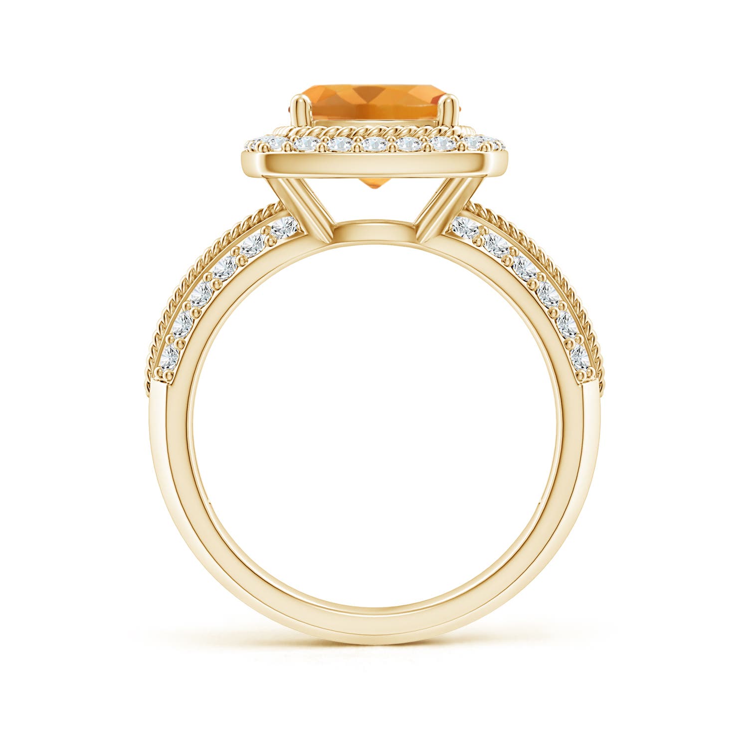 AA - Citrine / 2.57 CT / 14 KT Yellow Gold