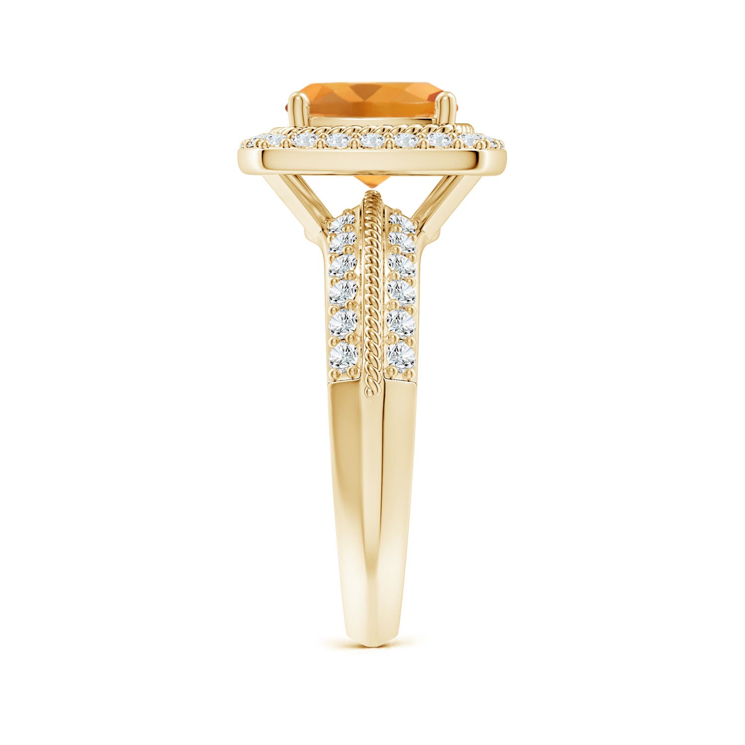 AA - Citrine / 2.57 CT / 14 KT Yellow Gold