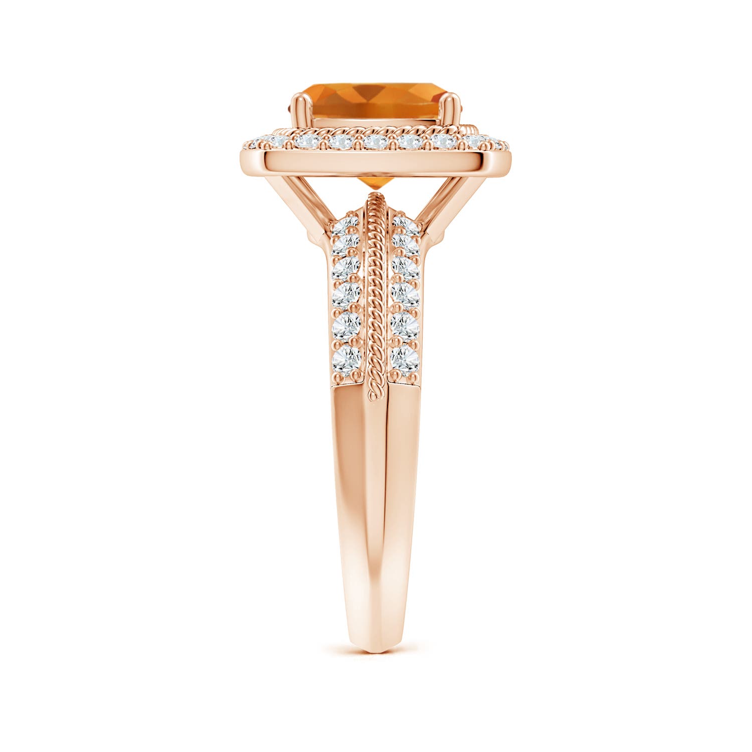 AAA - Citrine / 2.57 CT / 14 KT Rose Gold