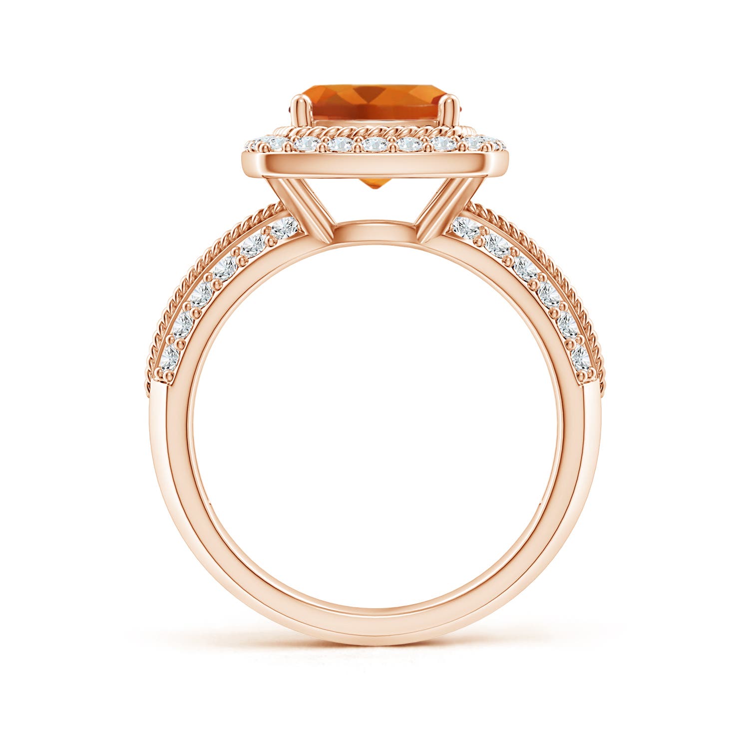 AAAA - Citrine / 2.57 CT / 14 KT Rose Gold