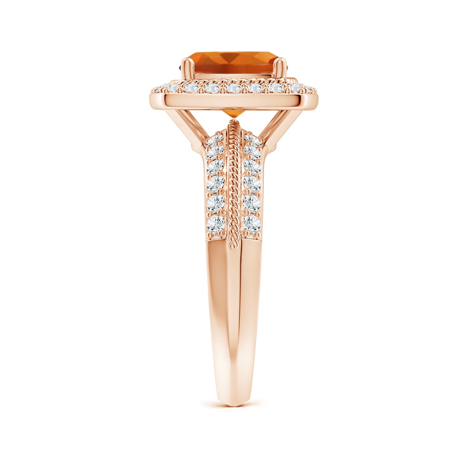 AAAA - Citrine / 2.57 CT / 14 KT Rose Gold