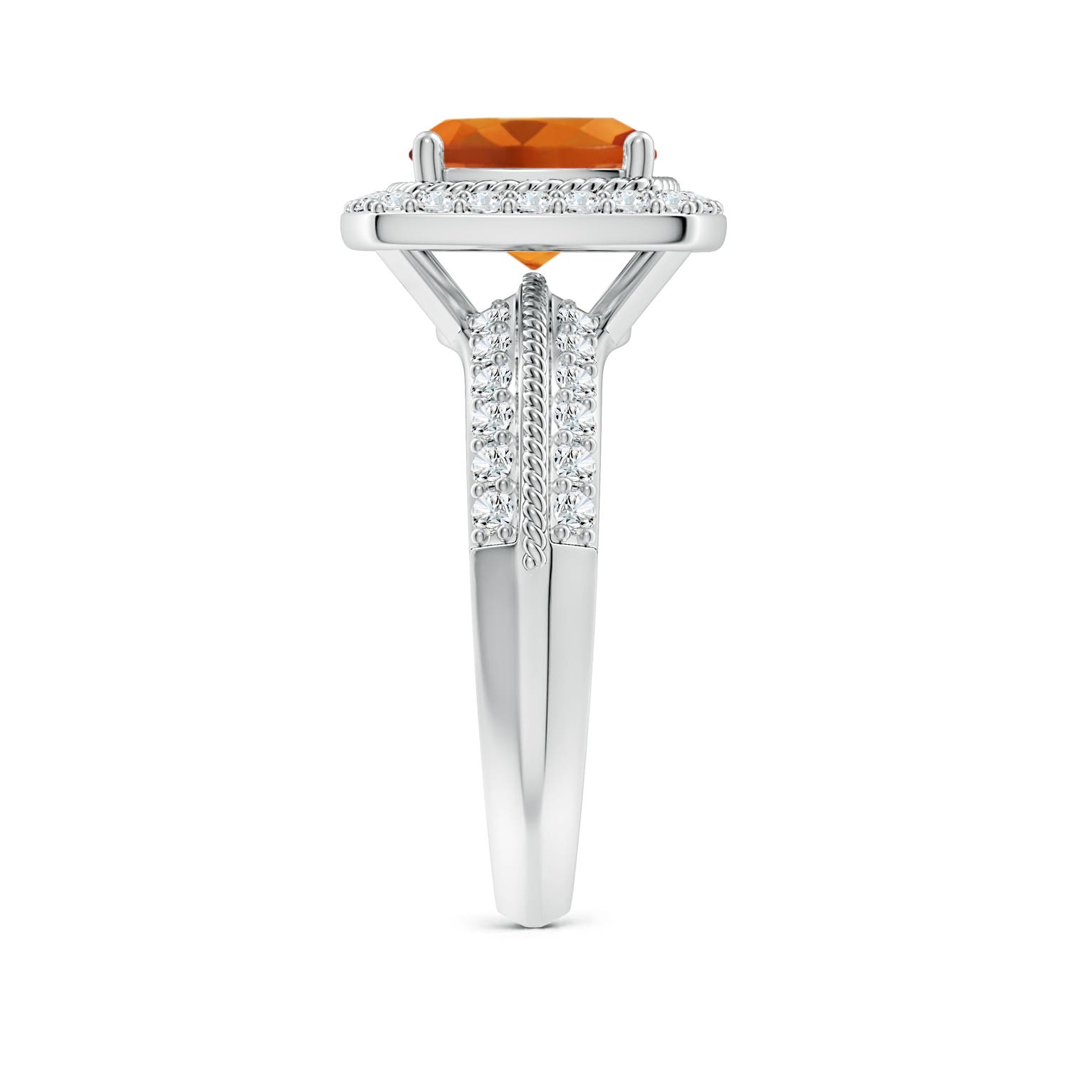 AAAA - Citrine / 2.57 CT / 14 KT White Gold