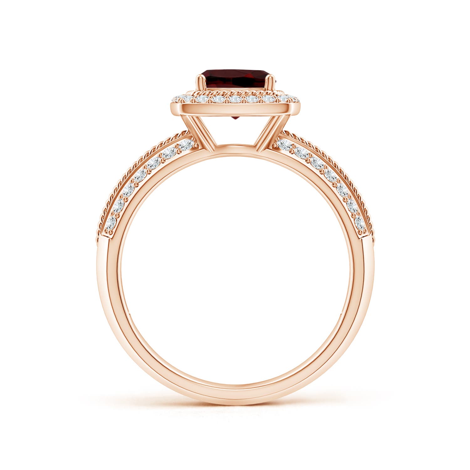 AAA - Garnet / 1.67 CT / 14 KT Rose Gold