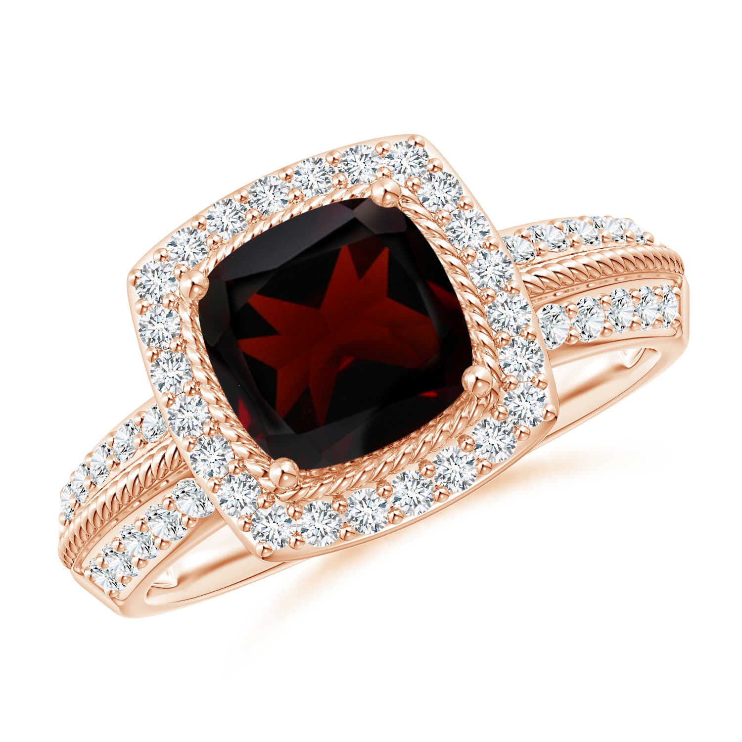 A - Garnet / 1.87 CT / 14 KT Rose Gold