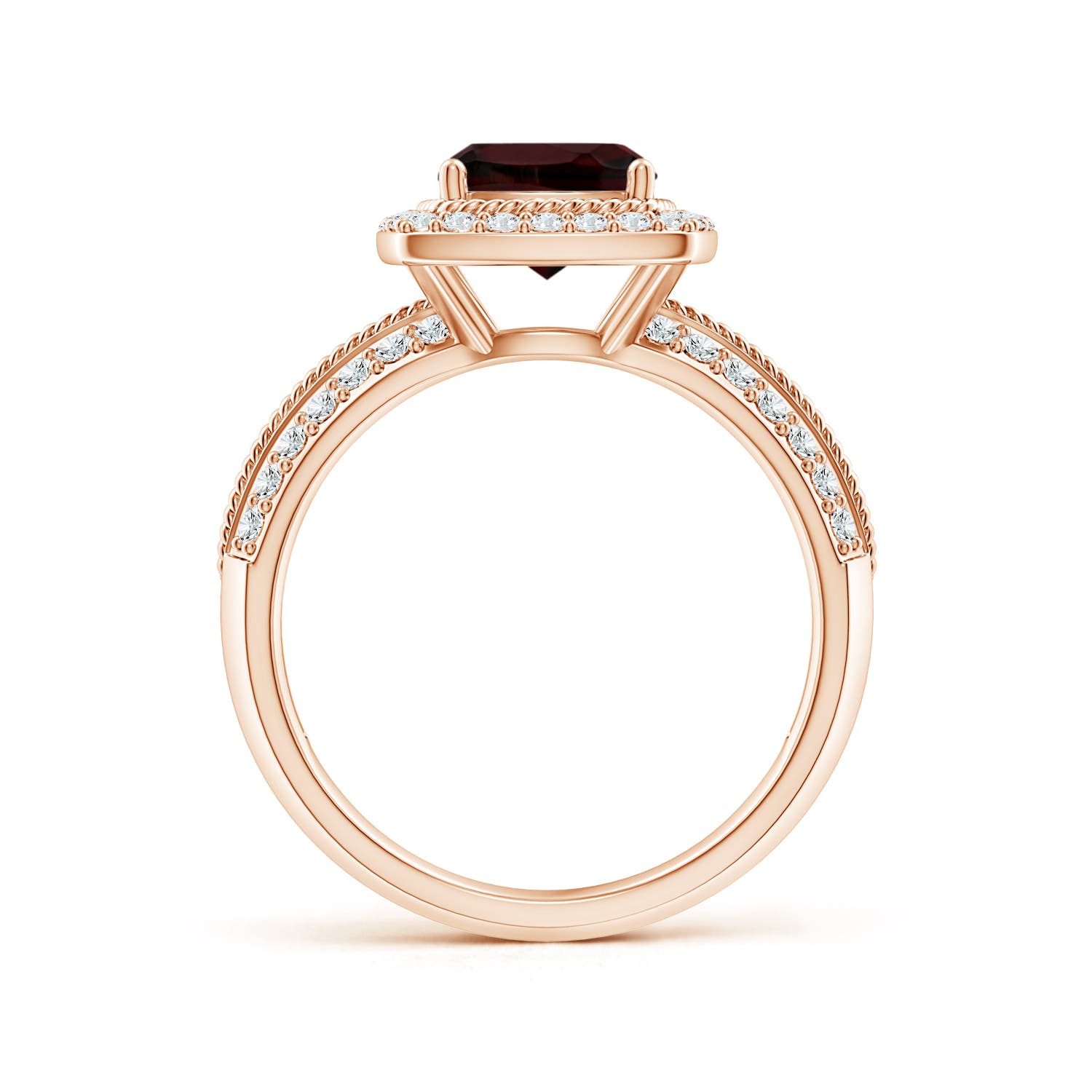 A - Garnet / 1.87 CT / 14 KT Rose Gold