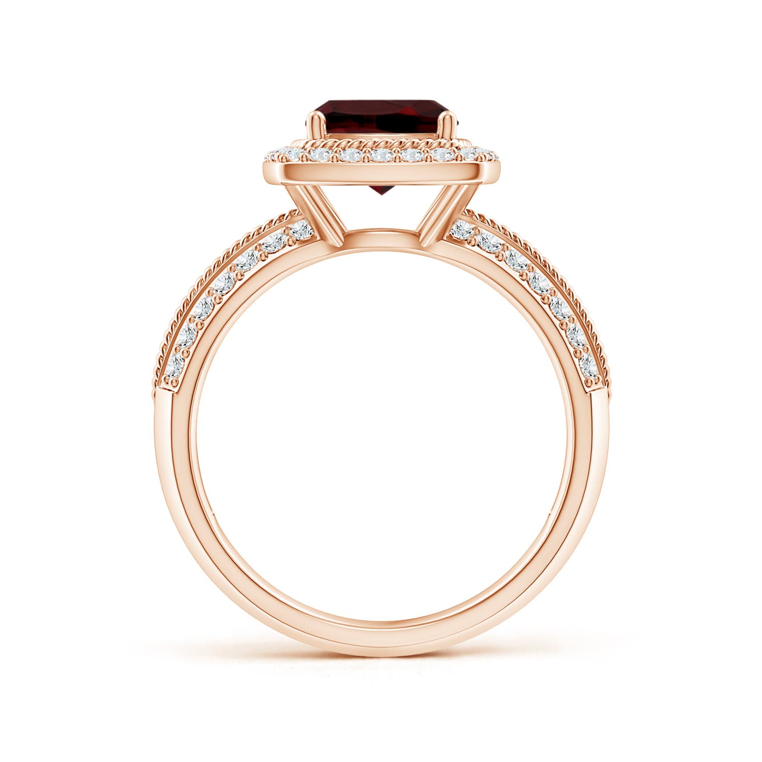 AAA - Garnet / 1.87 CT / 14 KT Rose Gold