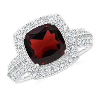Cushion AA Garnet