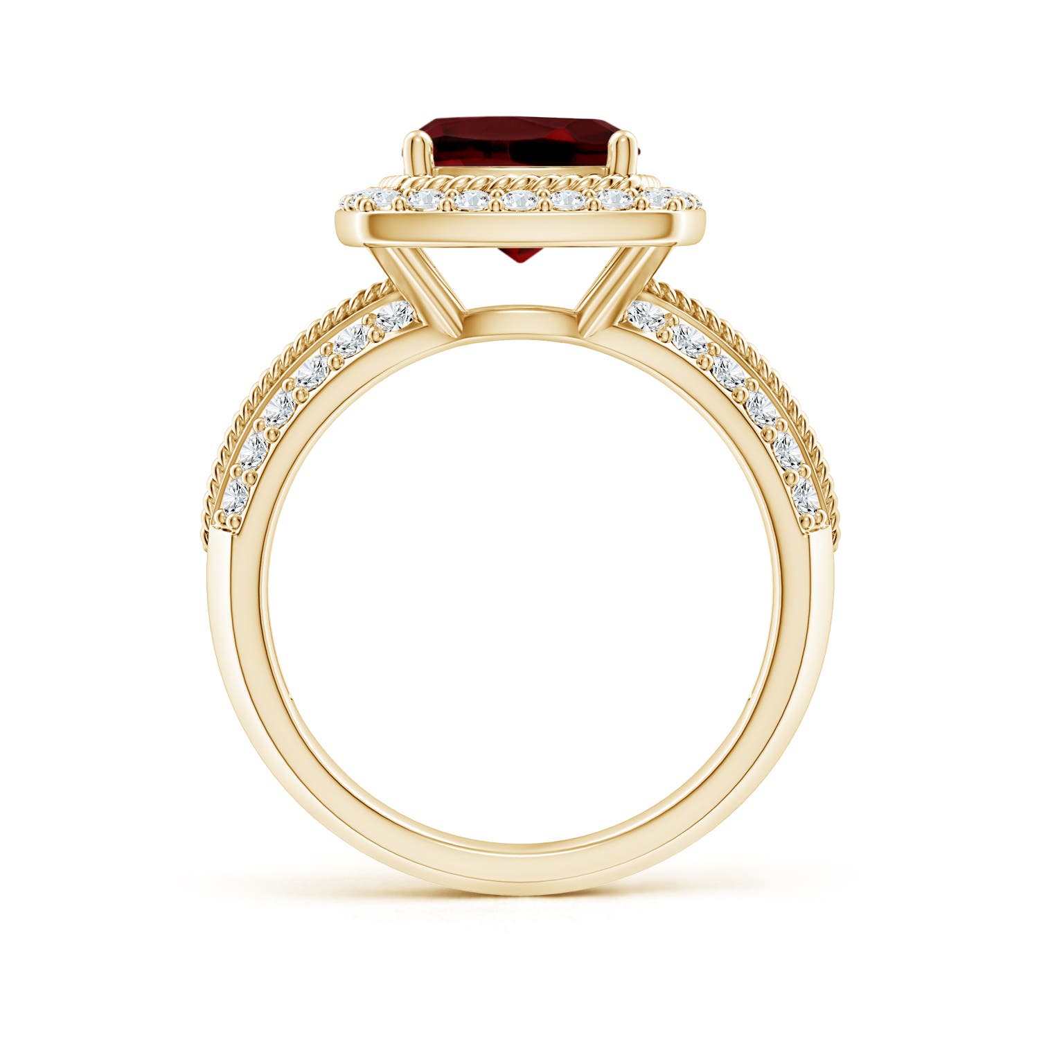 AAAA - Garnet / 3.17 CT / 14 KT Yellow Gold