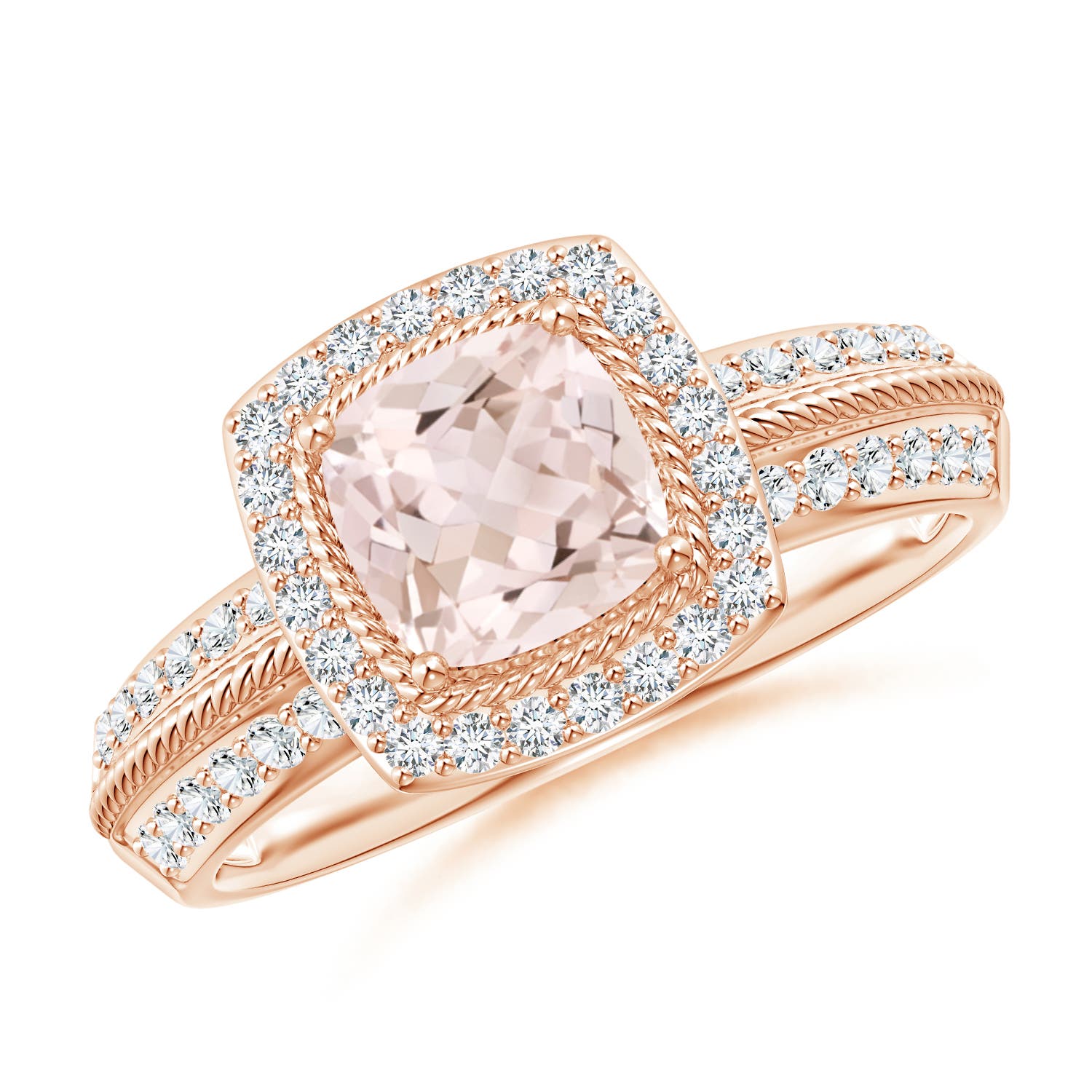 A - Morganite / 1.17 CT / 14 KT Rose Gold