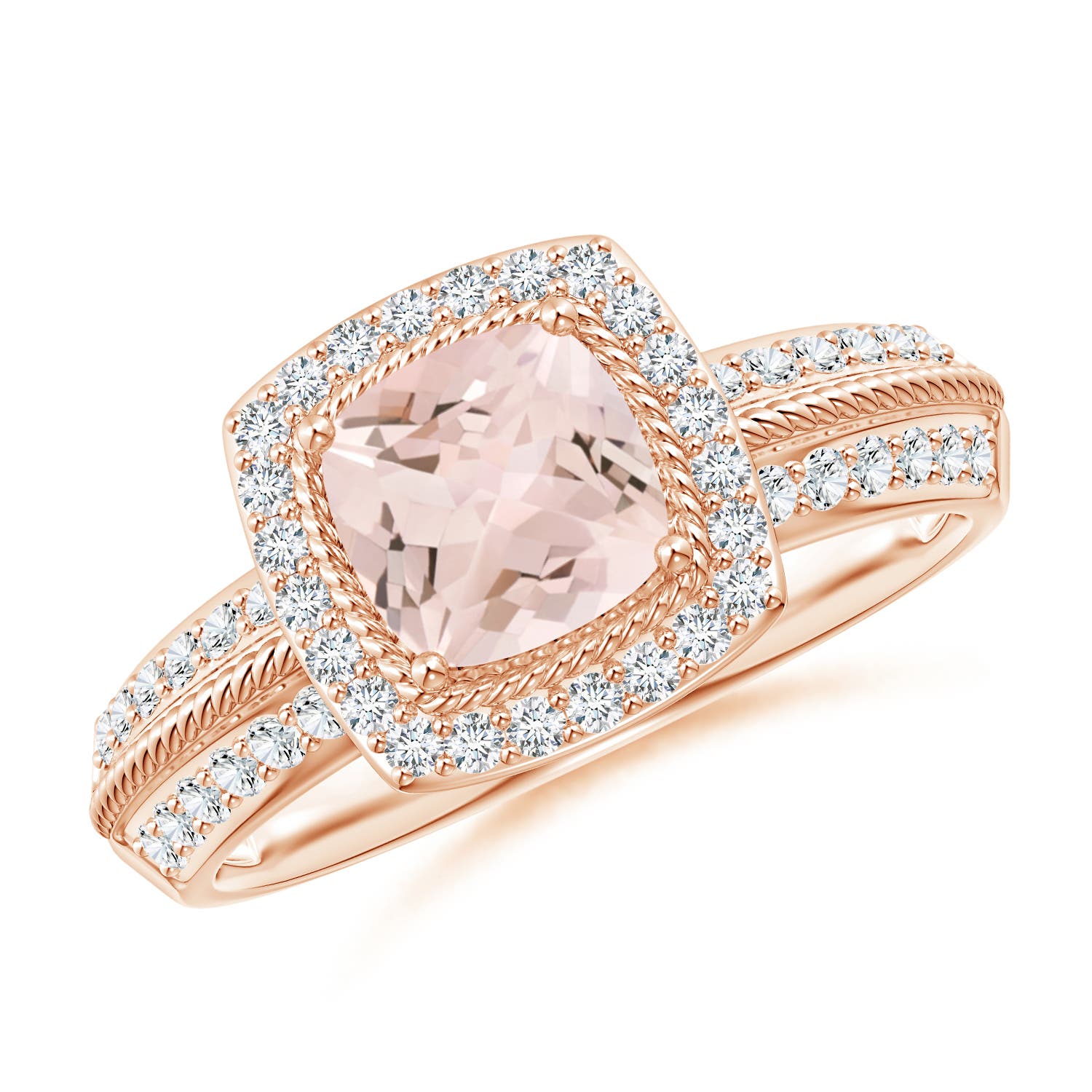 AA - Morganite / 1.17 CT / 14 KT Rose Gold