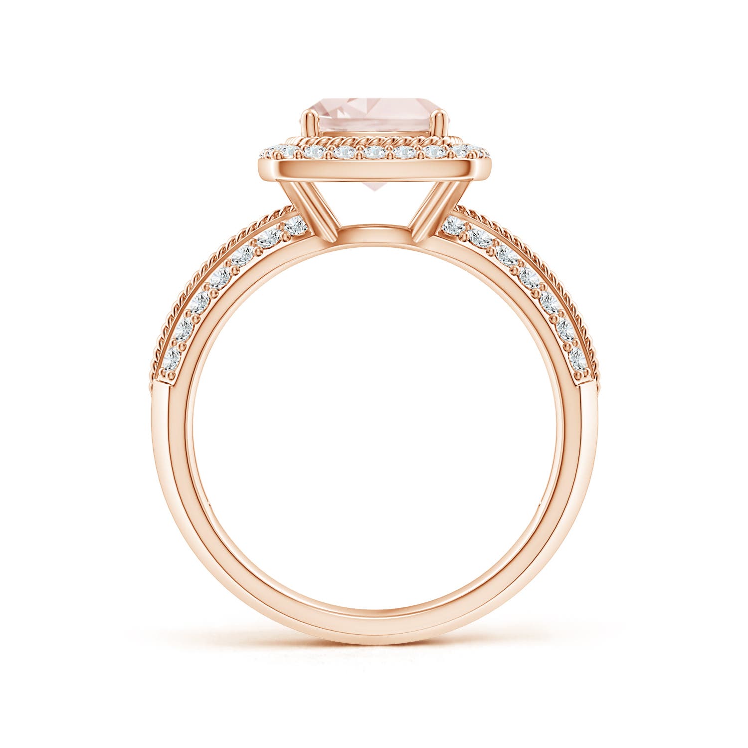 A - Morganite / 1.72 CT / 14 KT Rose Gold