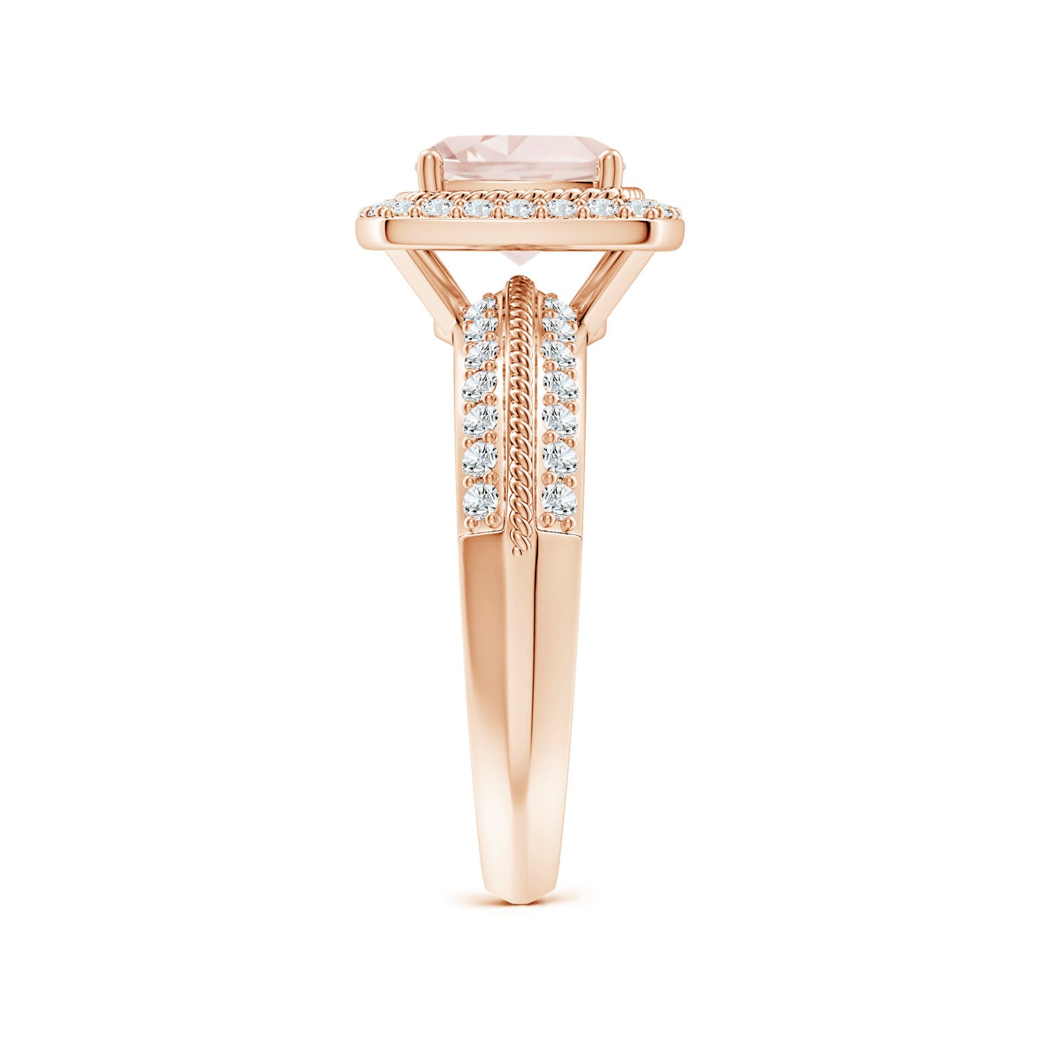 A - Morganite / 1.72 CT / 14 KT Rose Gold