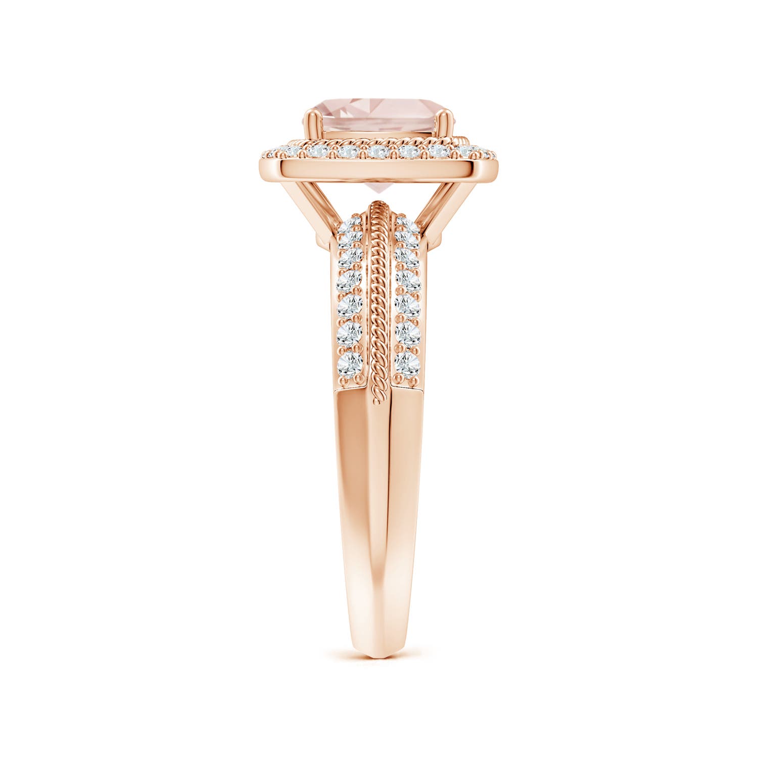 AA - Morganite / 1.72 CT / 14 KT Rose Gold