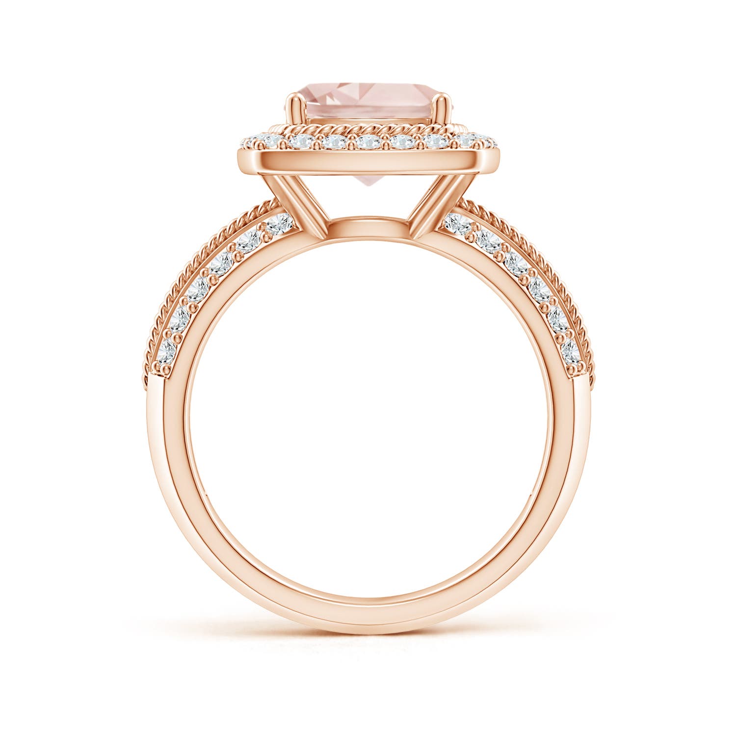 A - Morganite / 2.47 CT / 14 KT Rose Gold