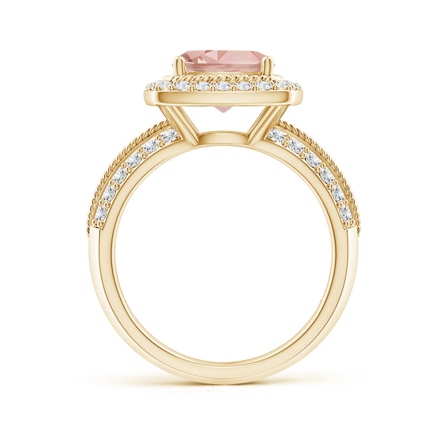 AAA - Morganite / 2.47 CT / 14 KT Yellow Gold