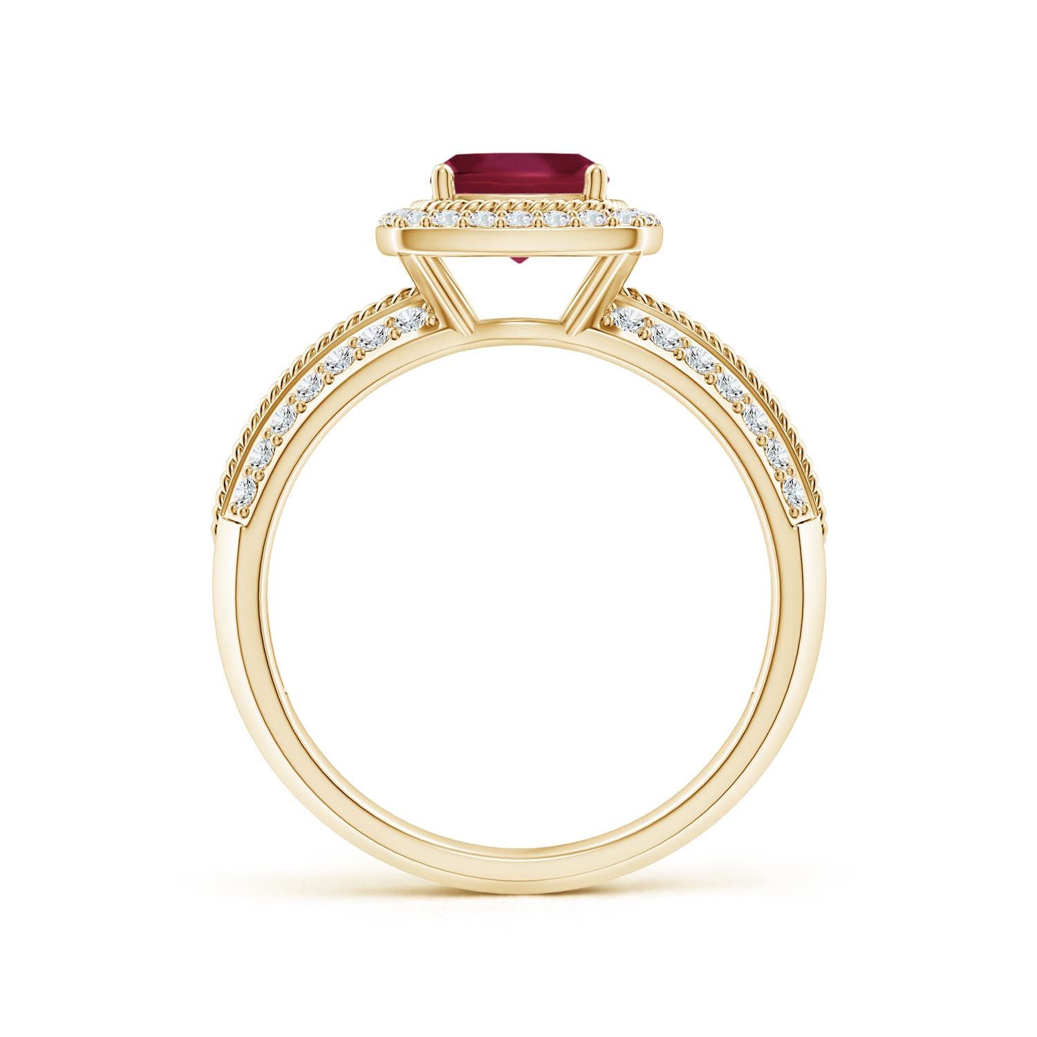 A - Ruby / 1.37 CT / 14 KT Yellow Gold