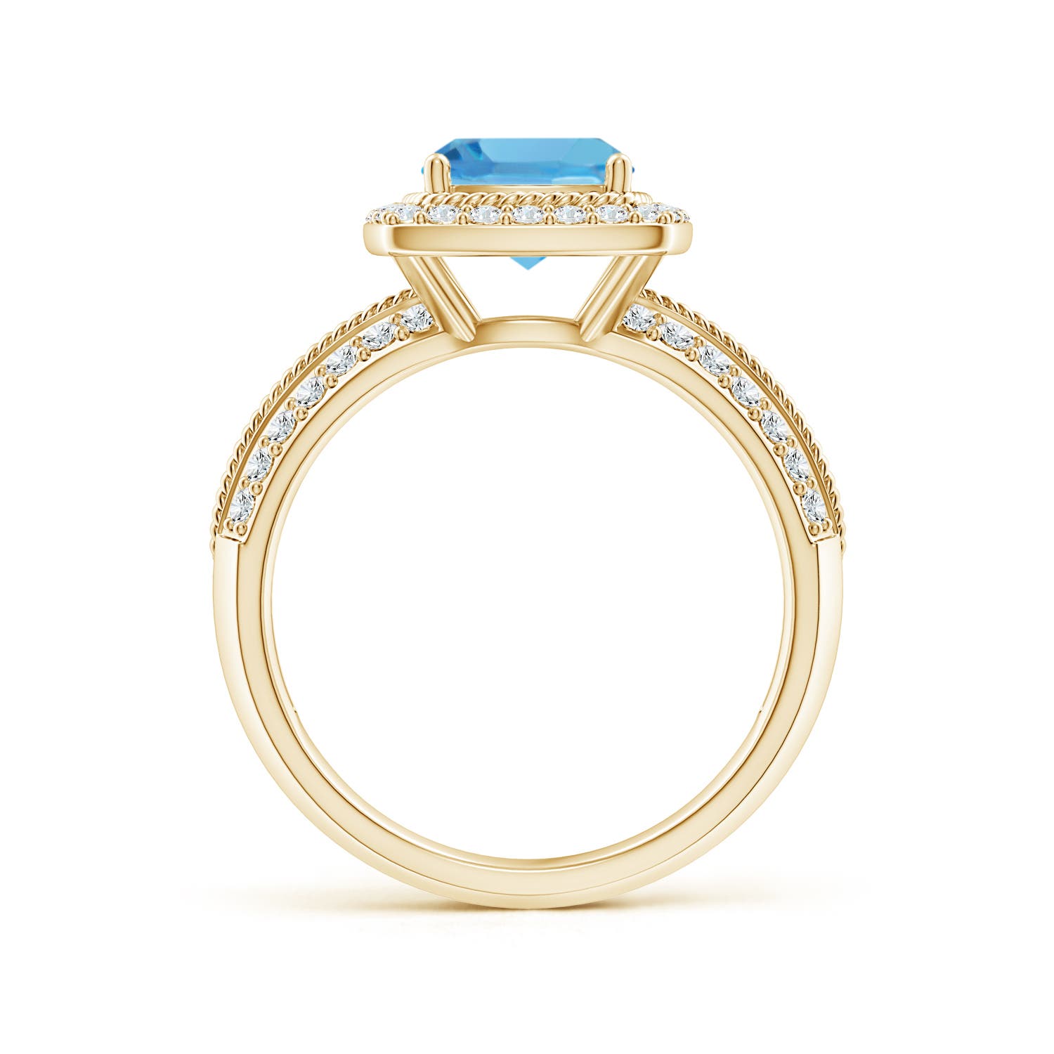 AA - Swiss Blue Topaz / 2.37 CT / 14 KT Yellow Gold