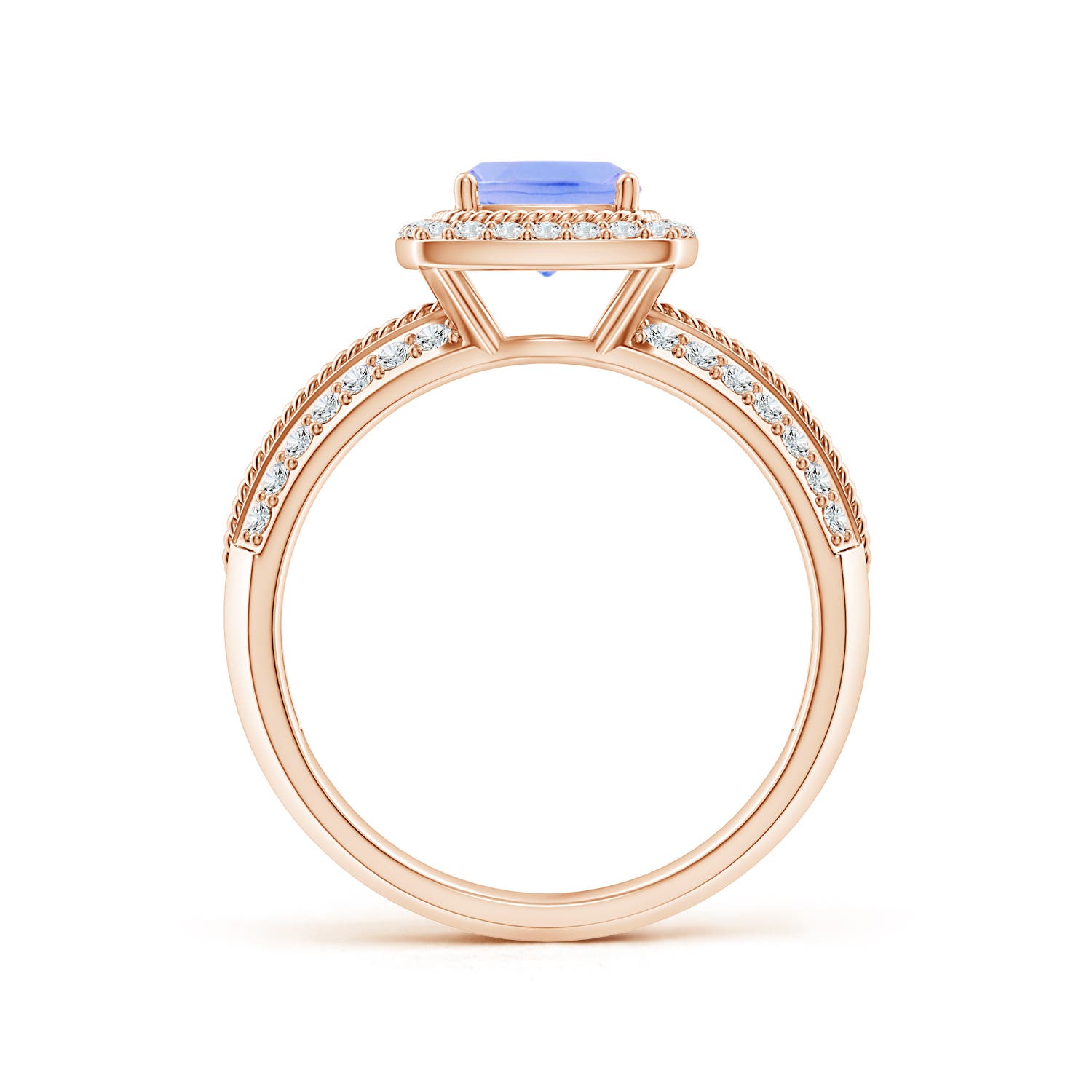 A - Tanzanite / 1.47 CT / 14 KT Rose Gold