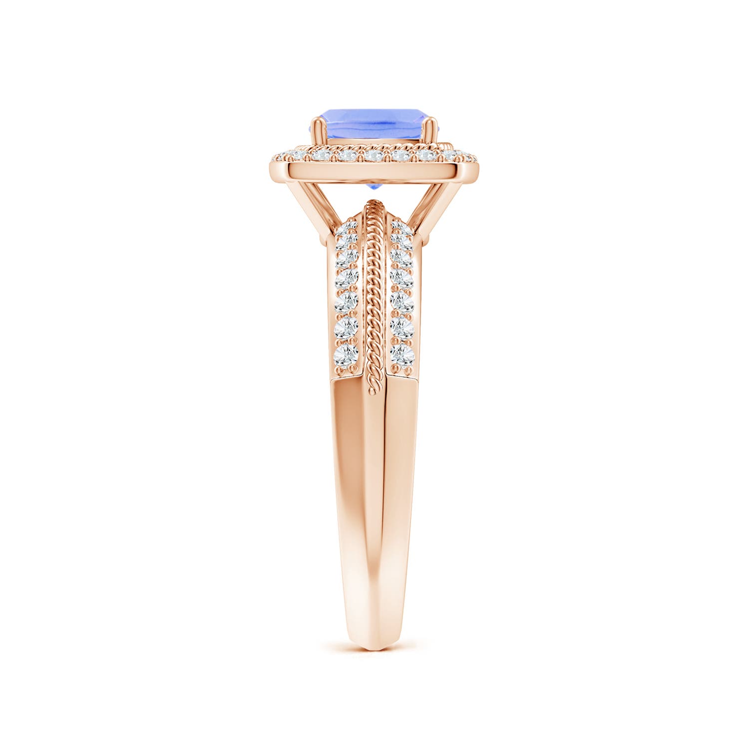 A - Tanzanite / 1.47 CT / 14 KT Rose Gold